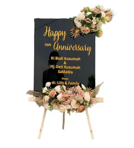 Papan Bunga Akrilik Megang