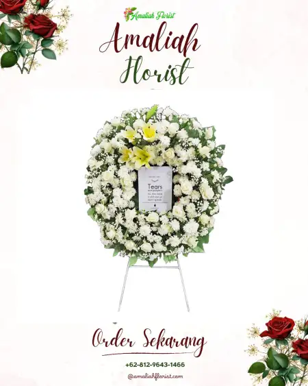 Krans Bunga Duka Megang